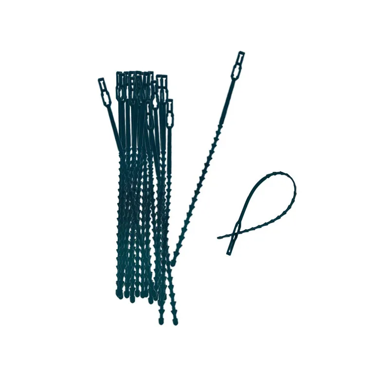 Garden  Tool Clamping Plant Support Vine Vegetables Tomatoes Plastic PE Twist Zip Ties