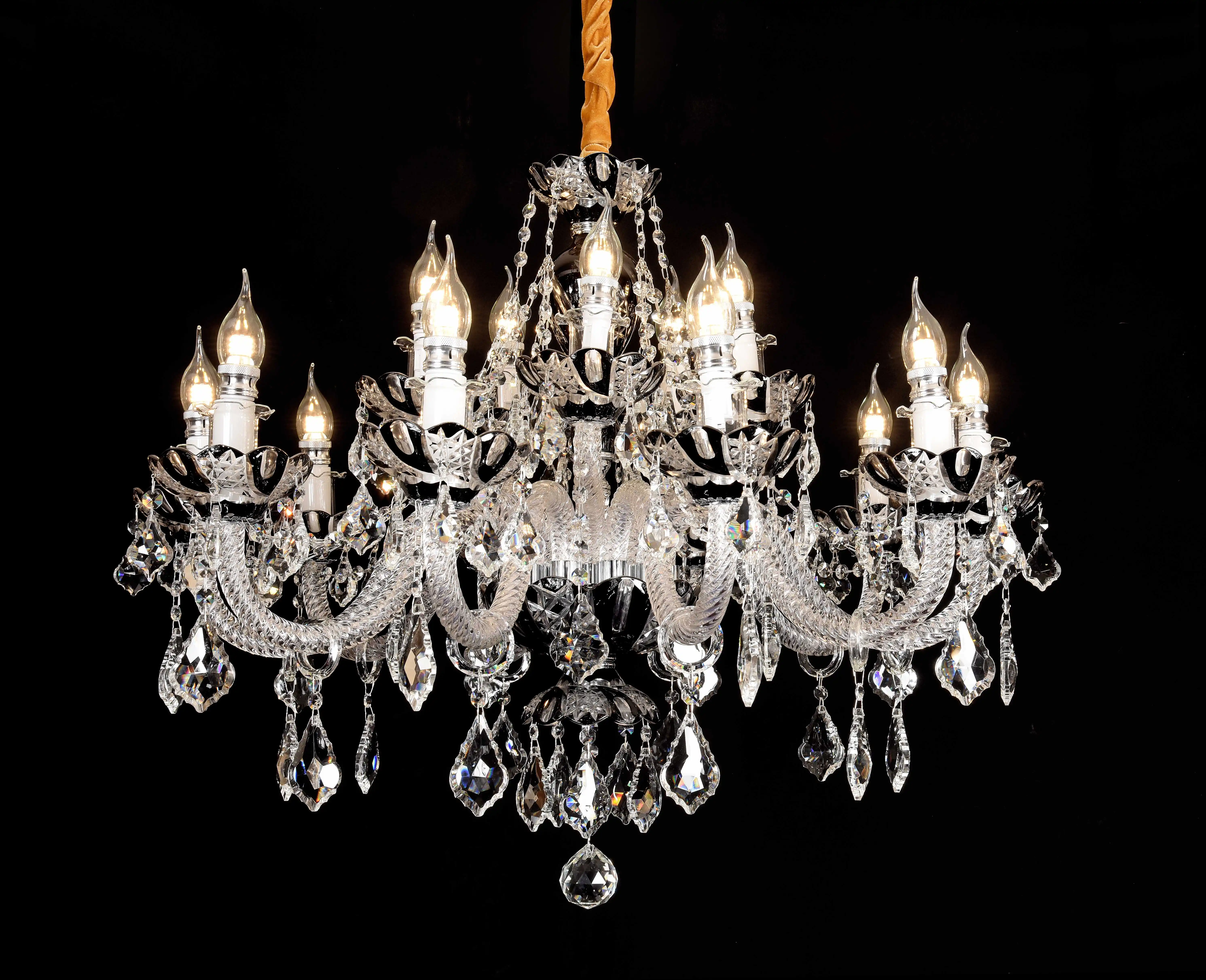 Crystal Chandelier 5 Lights Crystal-Like Acrylic Clear Color