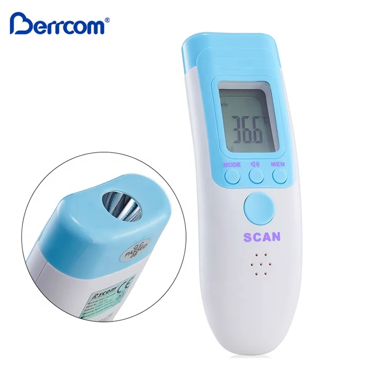 Hand held portable intelligent accurate digital indoor room infant baby pacifier thermometer type with memory