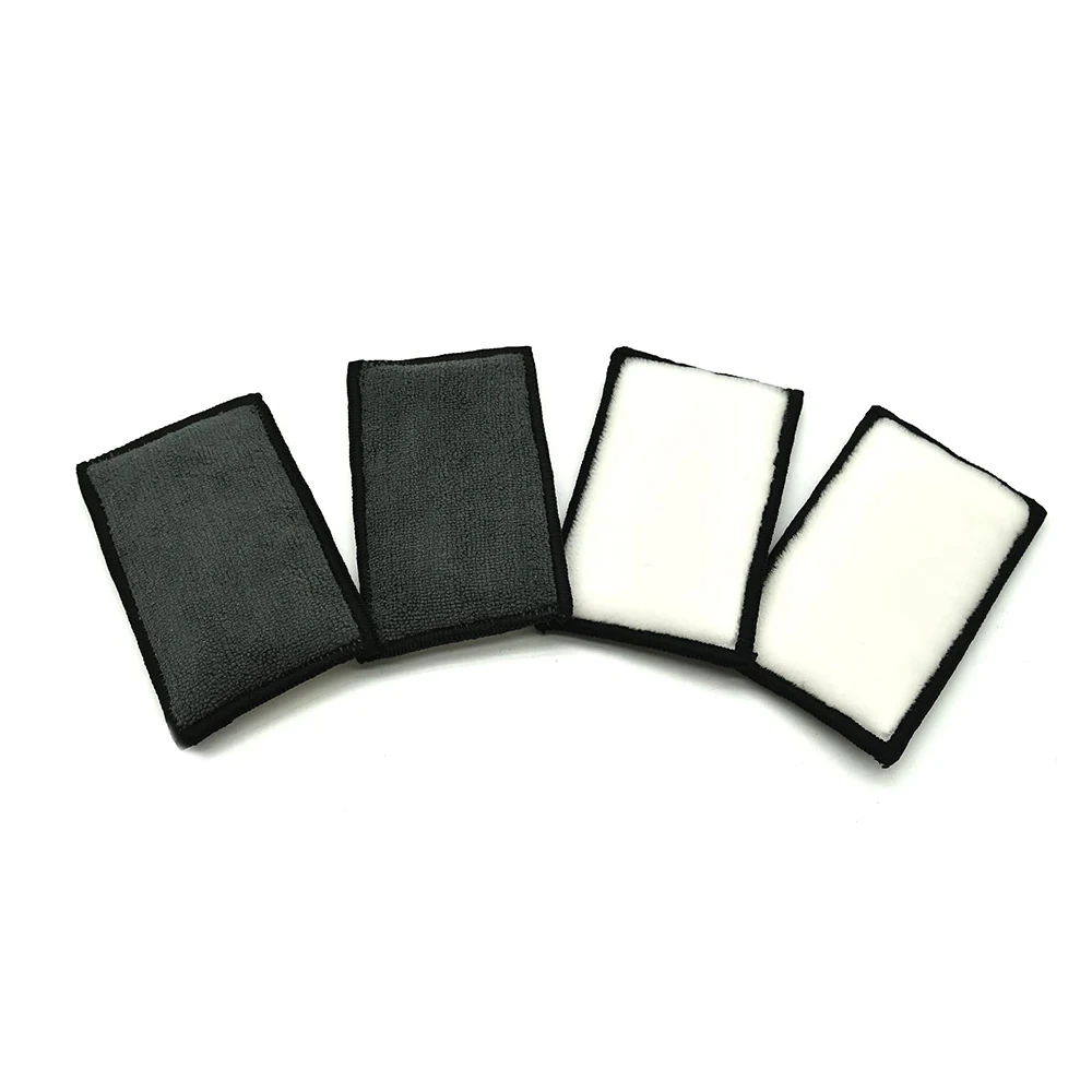 Custom Microfiber Interior Scrub Sponge Cleaning Washing Microfiber Bug Sponge for Car, Household Cleaning