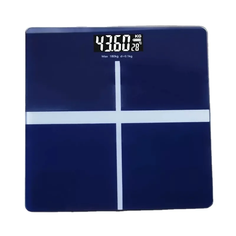 Portable Bathroom Classic Scale Weighing Scale 2 AAA Power Battery Pattern Bathroom Health Tray Fashion Styling