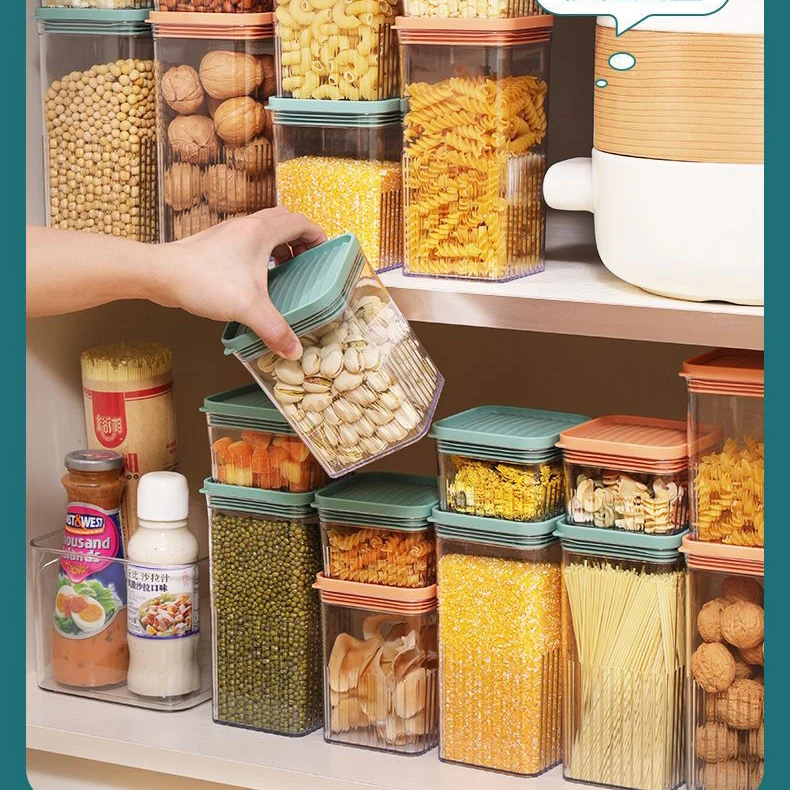 Kitchen refrigerator transparent storage container moisture-proof preservation food plastic storage container