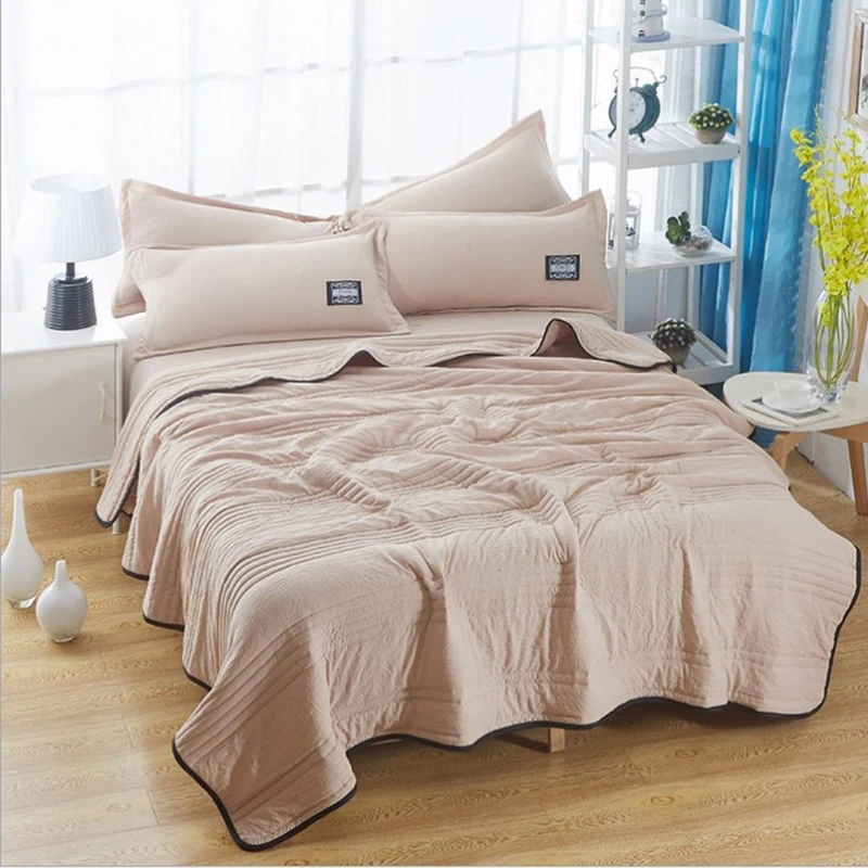 Direct sales by manufacturers Summer Washable Quilted Thin Quilt Skin friendly Breath  blanket