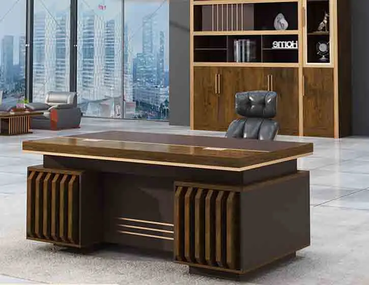 Luxury Style Hot Selling Office Furniture Wooden Executive Boss Desk