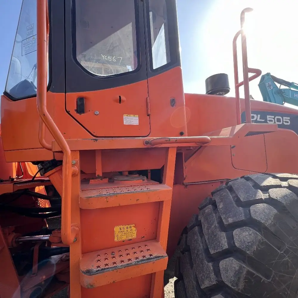 Южная Корея Doosan строительная техника Стабильная производительность б/у 505L колесный погрузчик в продаже