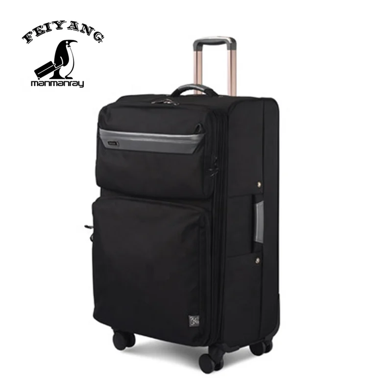 
Hot sale new design durable fabric luggage bags long-distance big capacity luggage carry-on suitcase 