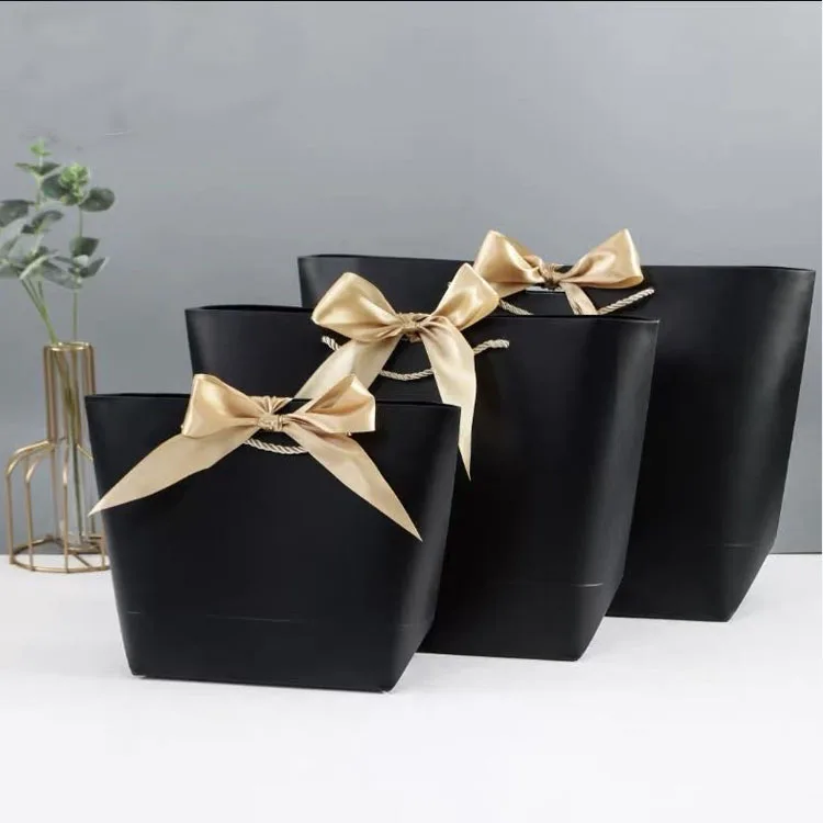 Экологичный Высококачественный водонепроницаемый подарочный бумажный пакет с логотипом упаковка для ювелирных изделий на заказ