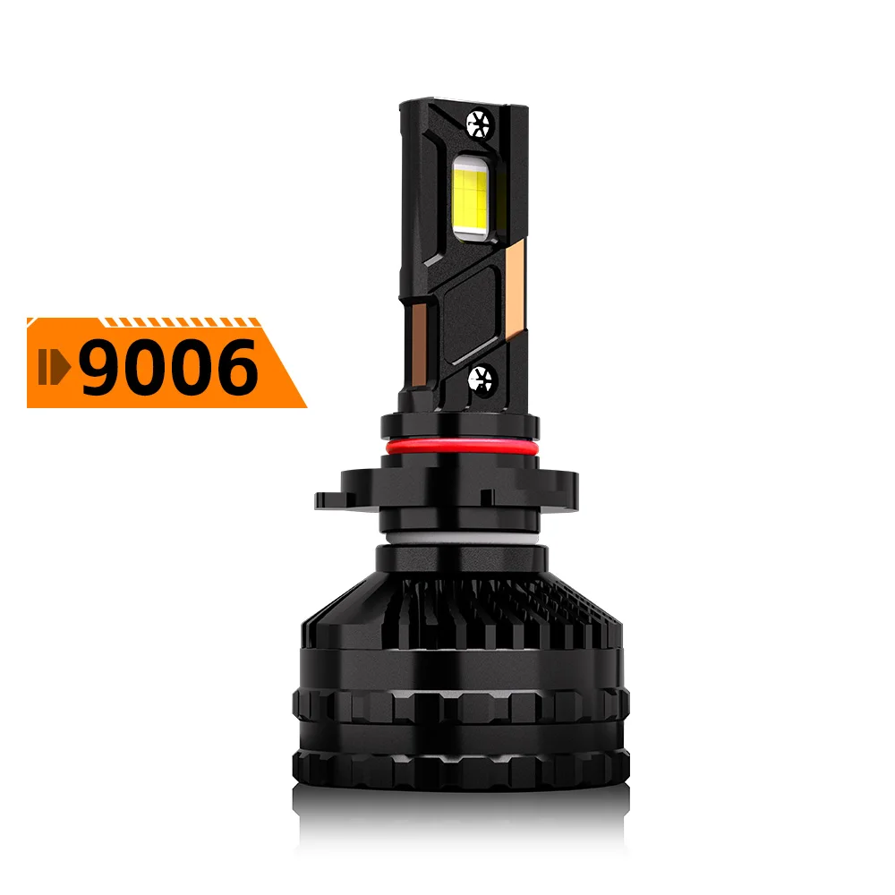 9006 светодиодные фары CarLightZ DF3 200 Вт заводская цена три медные трубки h4 17200Lm с canbus