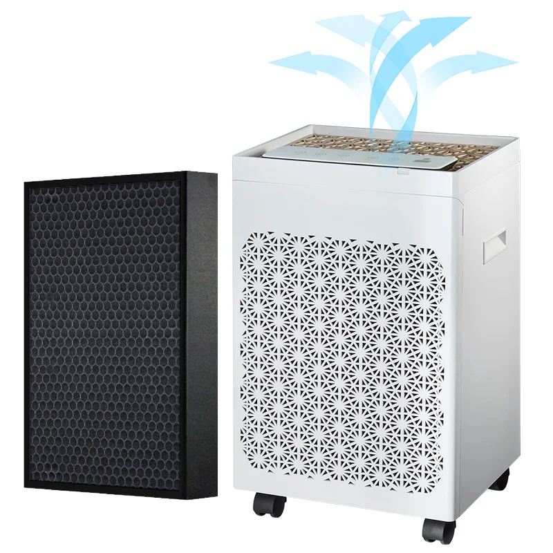 smart negative ion air purifier for large room home bedroom sterilizer machine hepa filter ionizer compact portatil air purifier