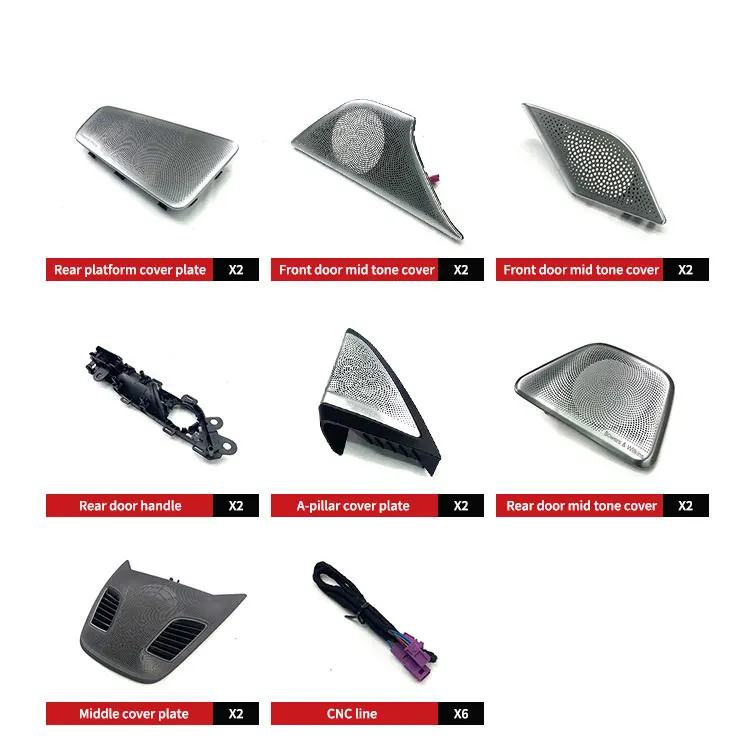 tweeter speaker with atmospere light underglow underbody system neon light car led strip light For BMW 5 Series G30 G38