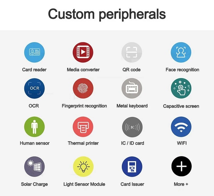 7 inch Double Screen E-Pos Systems EU Standard Impressora Pos Payment Terminal Android For Store