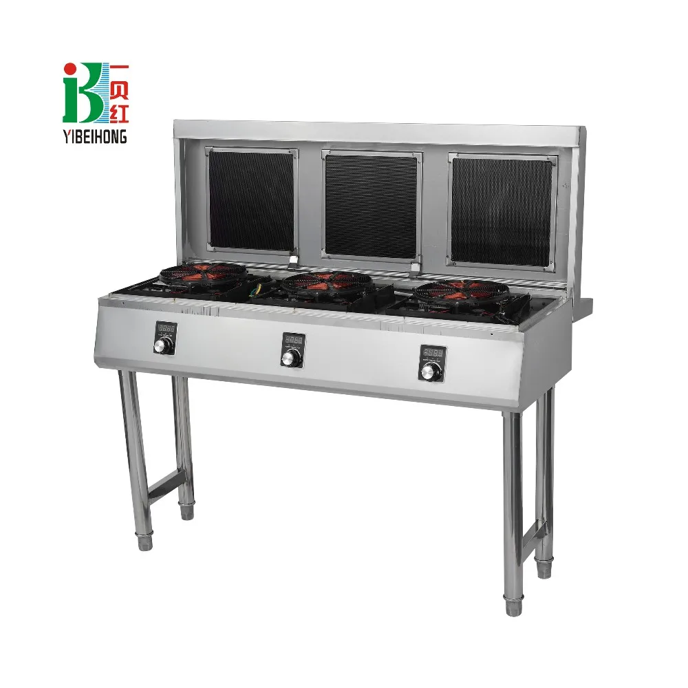 3.5KW four-cooker stainless steel multi-function commercial induction cooker