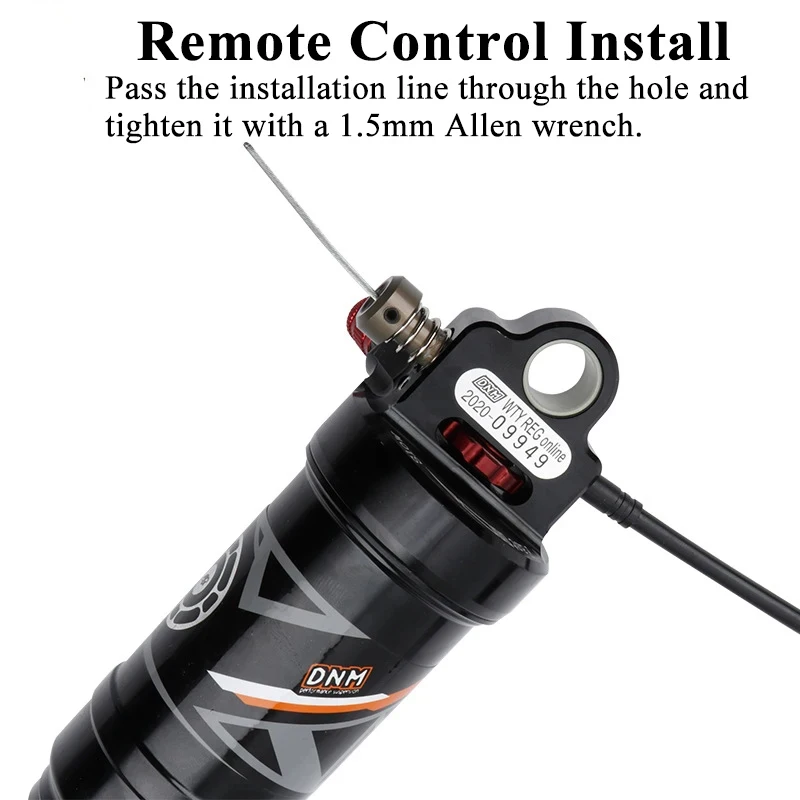 OEM/ODM DNM Bicycle Air Shock Absorber AO38RC 165/190/200/210mm Mountain Bike Manual/Remote Lockout Bike Rear Shock Absorber