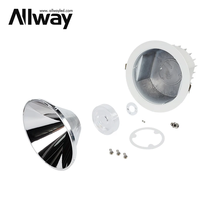 Круглый потолочный светильник Allway дизайнерский Встраиваемый светодиодный корпус