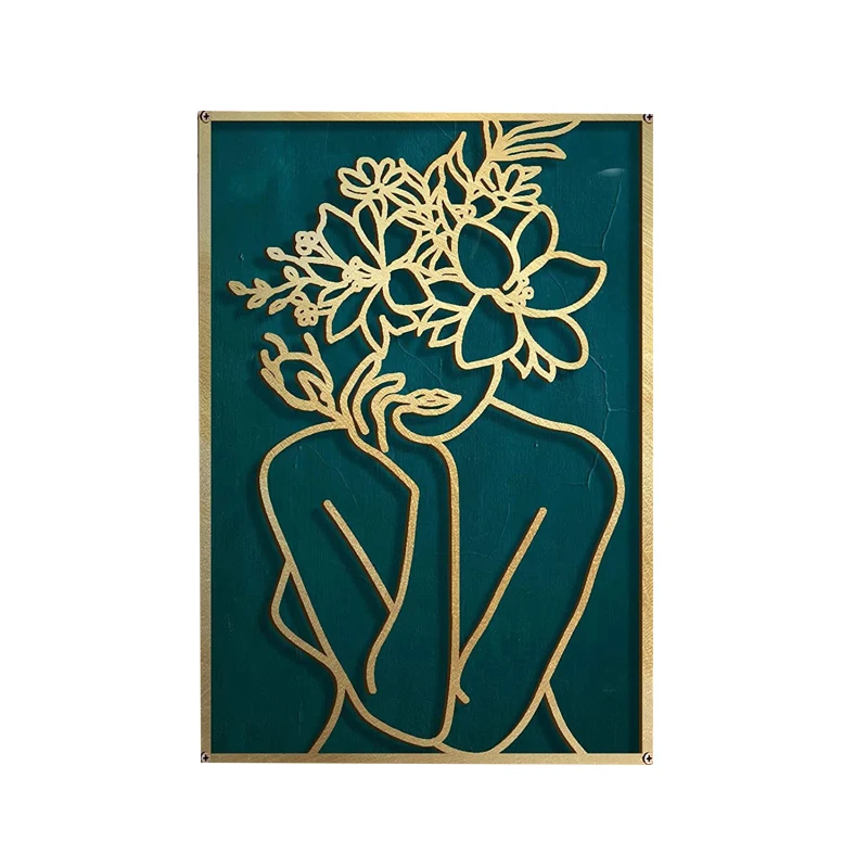 Factory fabrication machining metal custom stainless steel work cut laser service metal work decorative murals