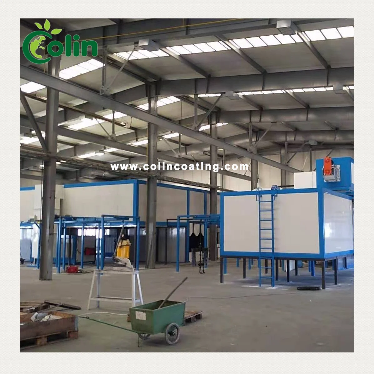 Auto Parts Wheel Rim Paint Painting Line for Sheet Metal/Powder Coating Line Manufacturer/System/Spray Booth