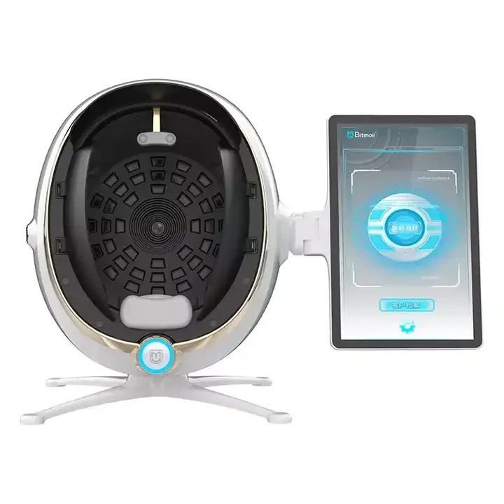 3D Facial Scanner Skin Analyzer Facial Beauty Analysis Machine HD Pixel wood lamp skin analyzer face skin
