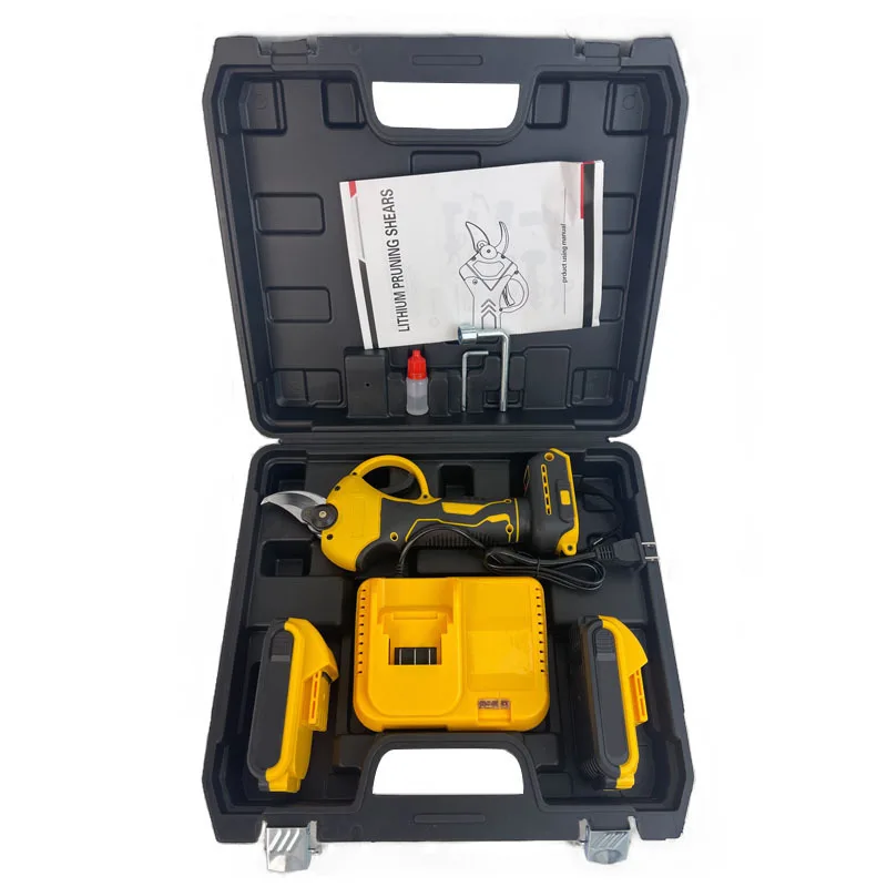 Multi-functional Cordless Electric Scissor Pruner Rechargeable With 2 Batteries Electric Pruning Shears