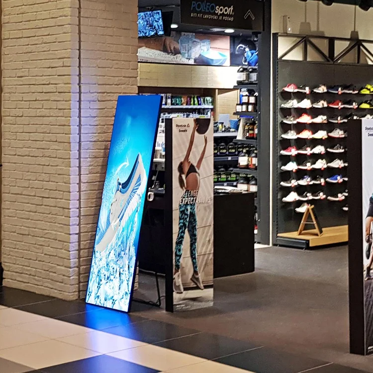 Hot sales Poster LED Screen Advertising Video Wall Controller Board LED Display Poster Splicing Screen in Store/Bank/Bar/School