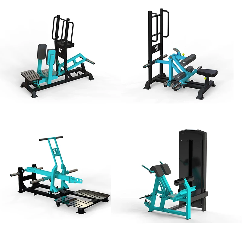 High Quality Strength Training Fitness Equipment Hack Squat Leg Press Machine Super Hack Squat Machine V Squat Plate Loaded