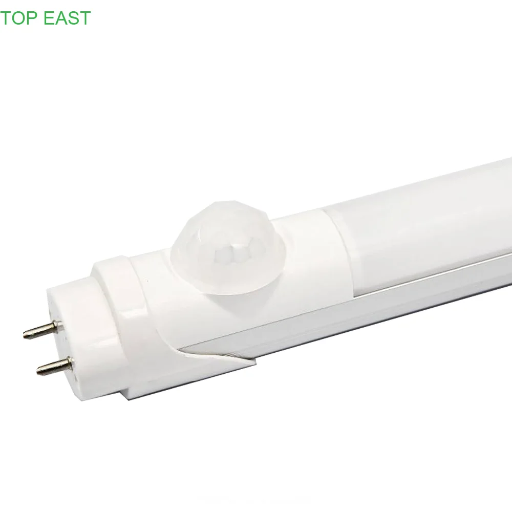 2024 New Design T8 PIR sensor LED tube 1200mm 18W 9W 15W 22W with motion sensor