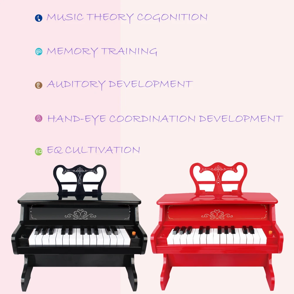 
High quality popular kids 25 keys piano keyboard musical instruments toys for sale 