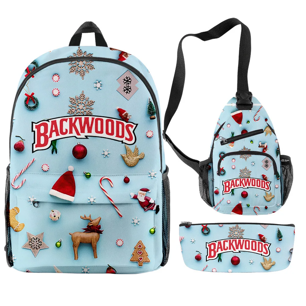 Mochilas подростков Backwoods рюкзак пользовательские 3D печатных ноутбук школьный Путешествия глуши сумка для мальчиков и мужчин