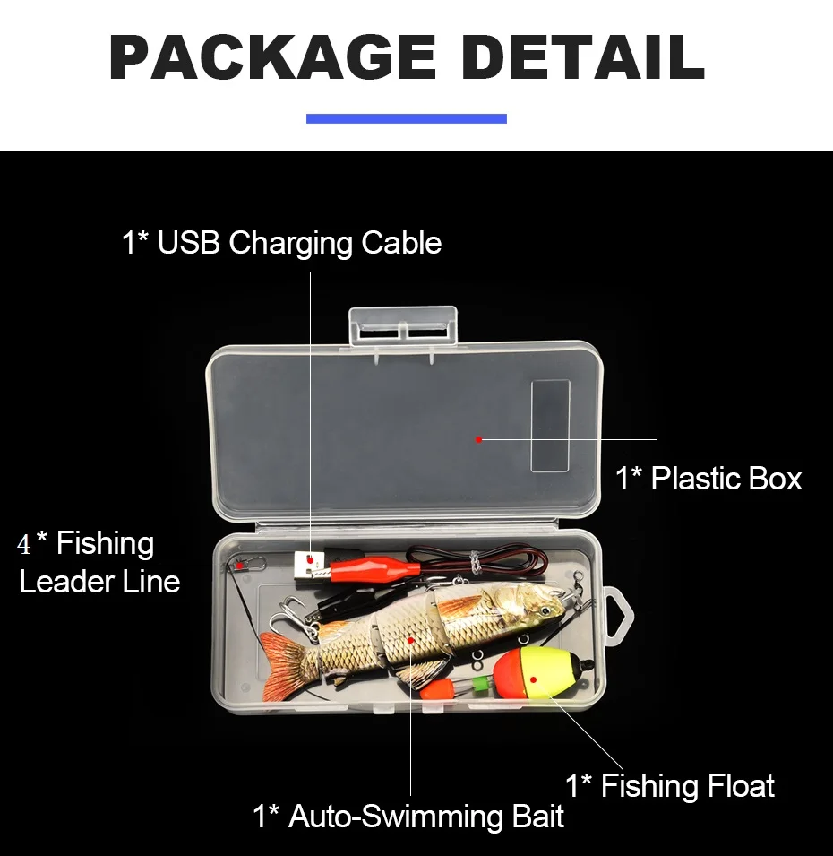Ebay, лидер продаж, W0808, USB зарядка, Роботизированная Рыба, перезаряжаемая самоплавающая рыболовная электрическая приманка, необходимая многосоставная плавающая приманка