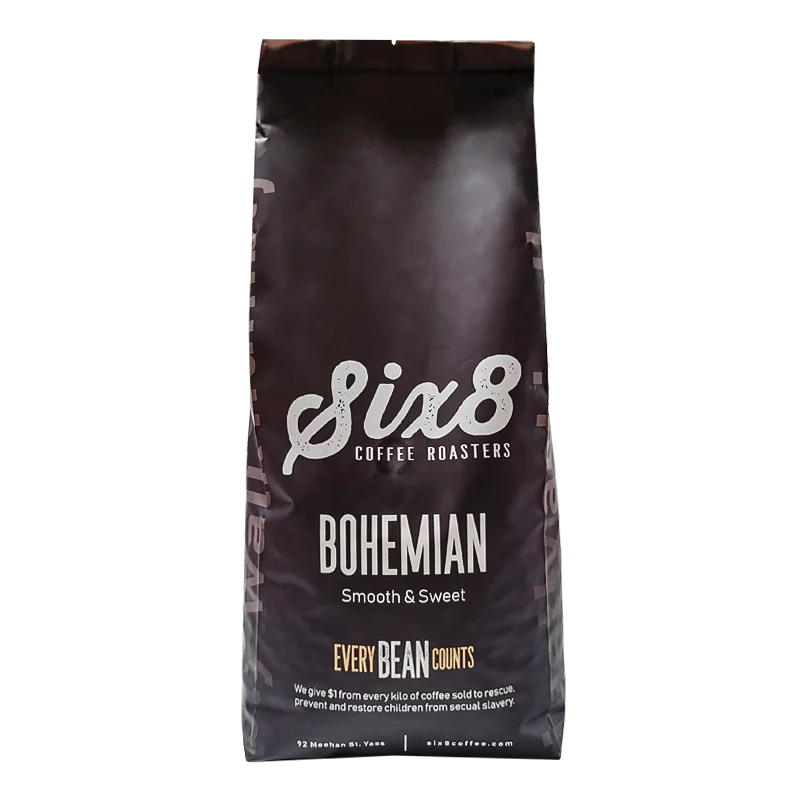 Aluminum Foil Bag for Coffee Biodegradable 12 oz Coffee Bag Valve Recyclable Flat Bottom Coffee Bag with Valve Digital Printing