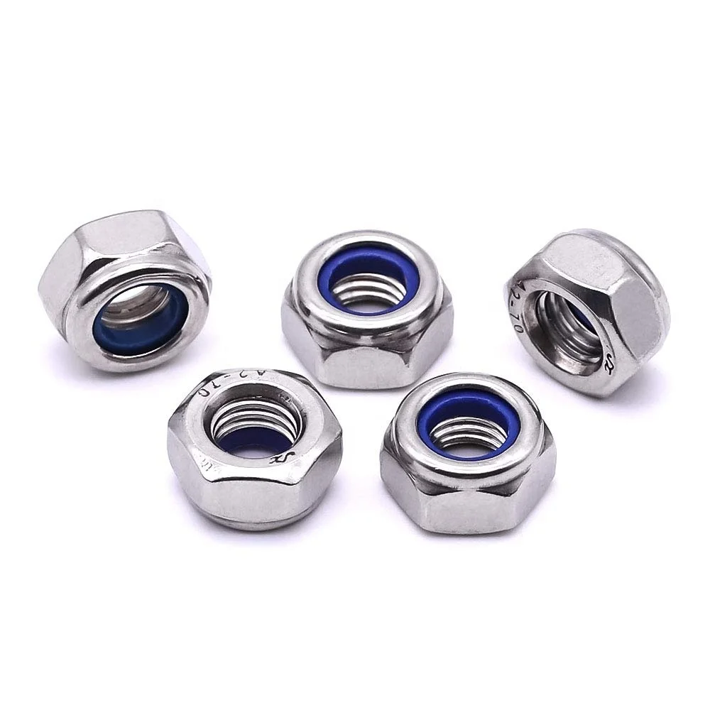 NBHC006NU Hot Sale Factory Price   Professional manufacturers high quality Customized  Din985 Din982  Nylon Insert Nut