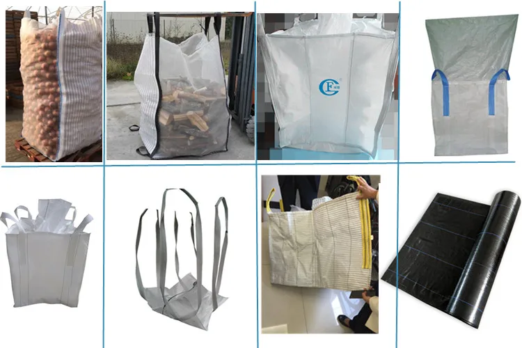 
1000 kg 2000 kg waterproof polypropylene pp fibc big bag for cement sand chemical products 