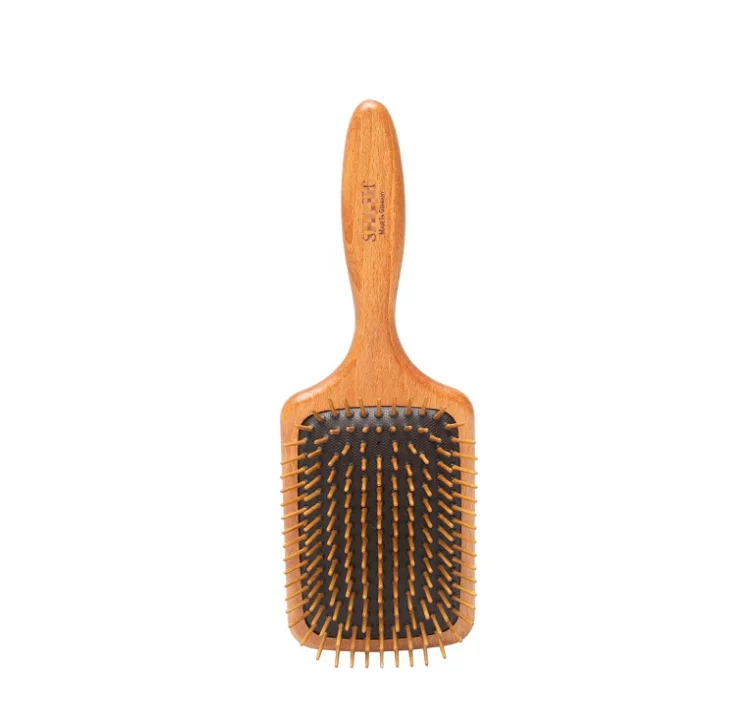 wood hair brush private label hairbrushes detangling extension brush wood bristles wooden detangling comb personalized hair comb
