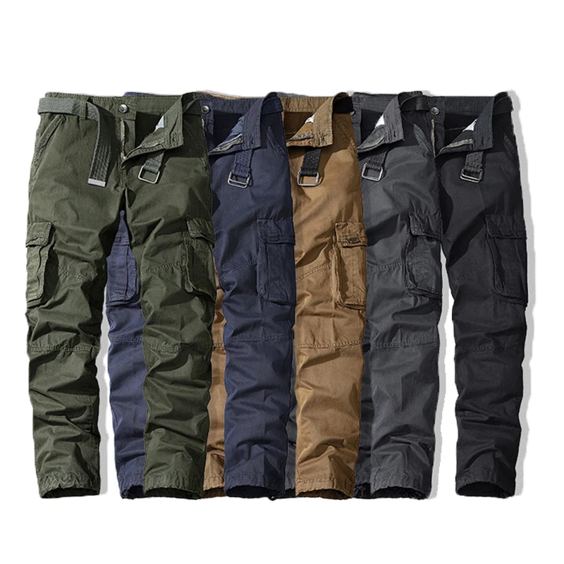 Изготовленным на заказ логосом новый открытый электрик промышленный мужские брюки больших размеров несколько карманов работы брюки карго Брюки