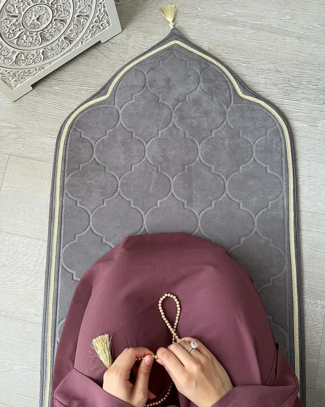 Wholesale Muslim prayer mat portable prayer carpet