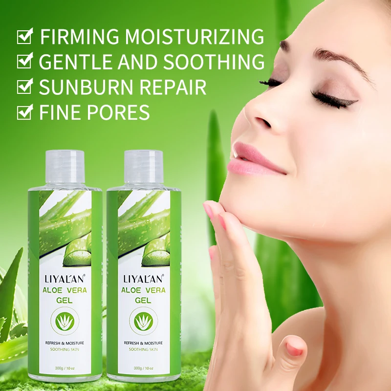 pure organic natural bulk aloe vera soothing gel for skin lightening
