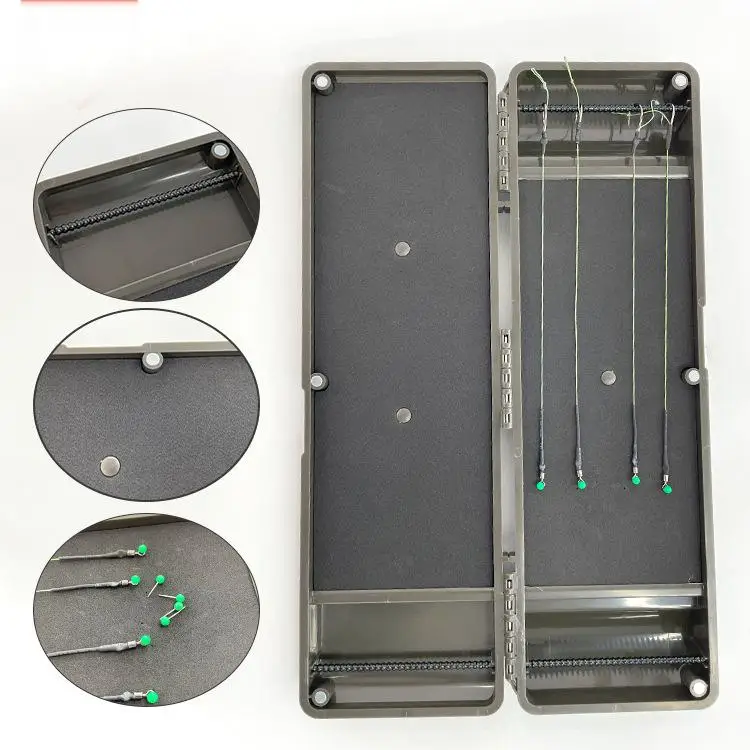 OEM Carp Fishing Rig Storage Case Compartment Fishing Tackle Box Swivels Hook Bait Storage Fishing Tackle Accessories Box
