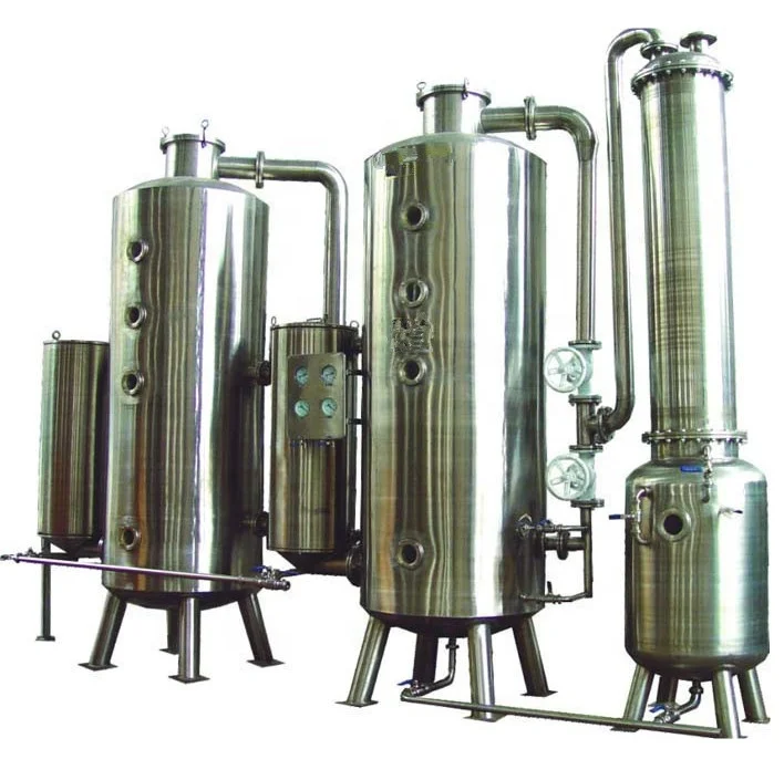 Multy Effect Vacuumed Forced Circulation Sea Salt Evaporator Water Evaporation Vacuum Distillation Chemical Industry 11kw Above