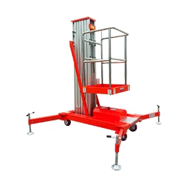 RED-LIFT 4000mm to 8000mm  aluminum alloy electric aerial work platform truck warehouse equipment