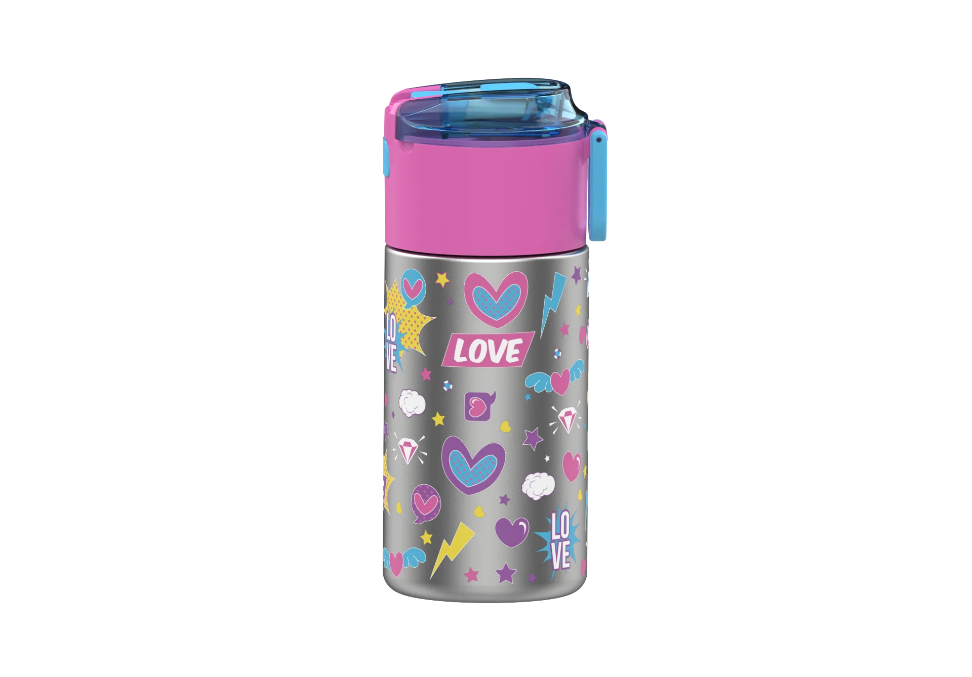toursun new design Thermo flask bulk 2022 flip top stainless steel thermal insulation water bottle for kids school