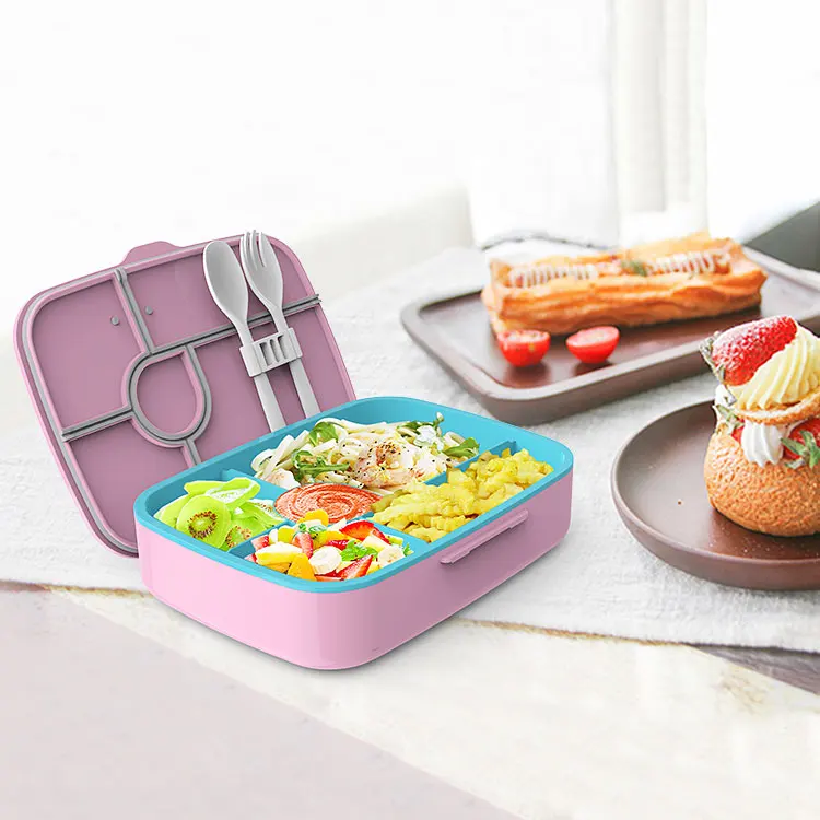 look back wholesale factory price microwave over safe plastic leak-proof tiffin bento lunch box for kids