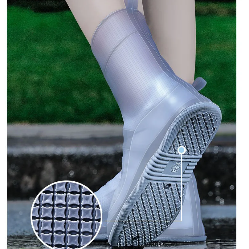 Manufacturer Factory High Quality Unisex Silicone Creative Cover durable Lasting Cover Rain Boots  Outdoor Light Rain Cover