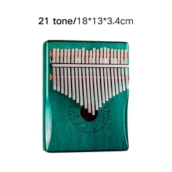 Hluru Wholesale Kalimba Wooden Thumb Piano Musical Instrument Toy 21 Key KHD21