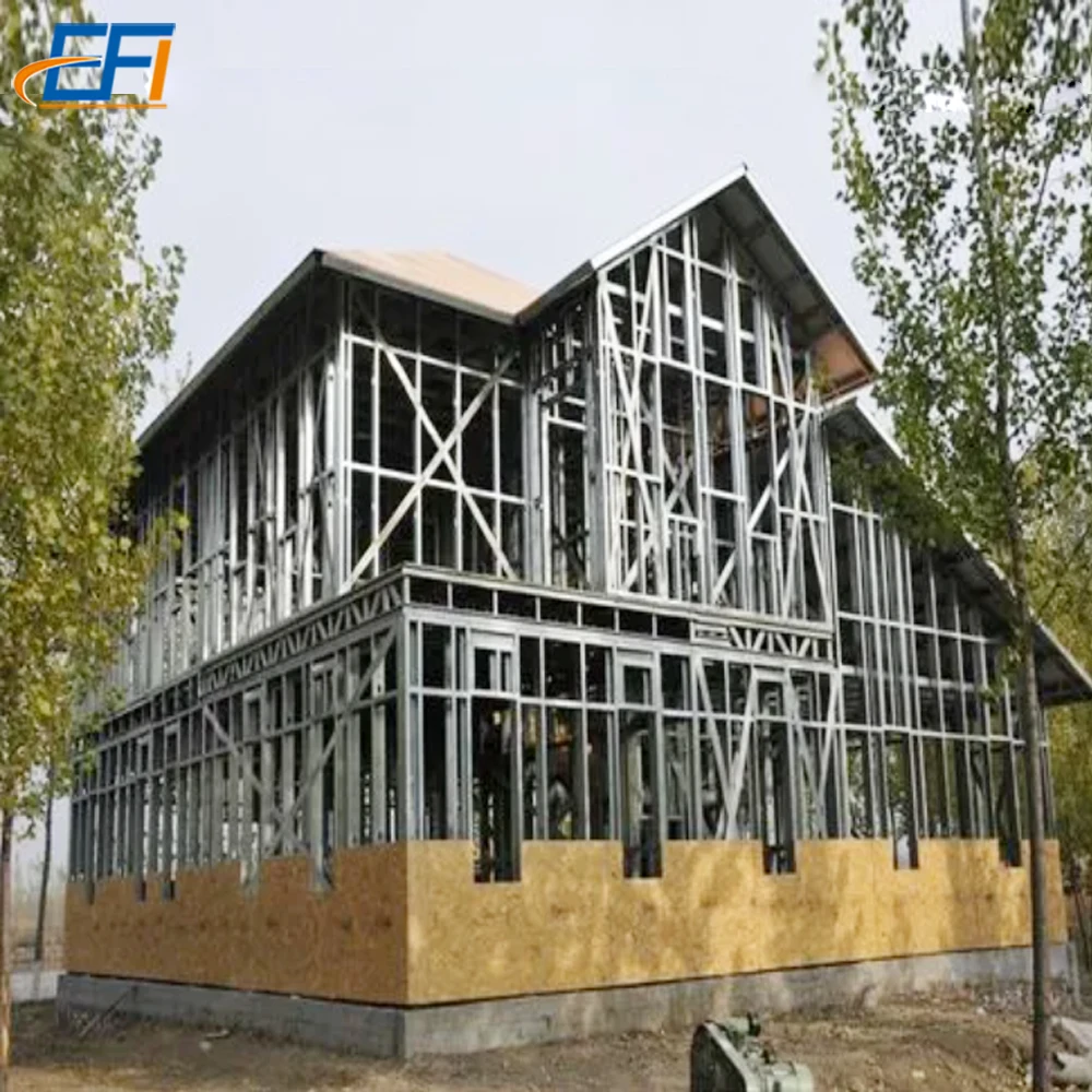 Tiny House with Light Steel Structure Frame Durable Steel Structure Buildings