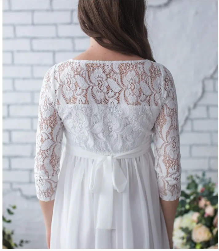 
wholesale lace long sleeve pregnancy clothes maternity photo shoot dresses for evening party 