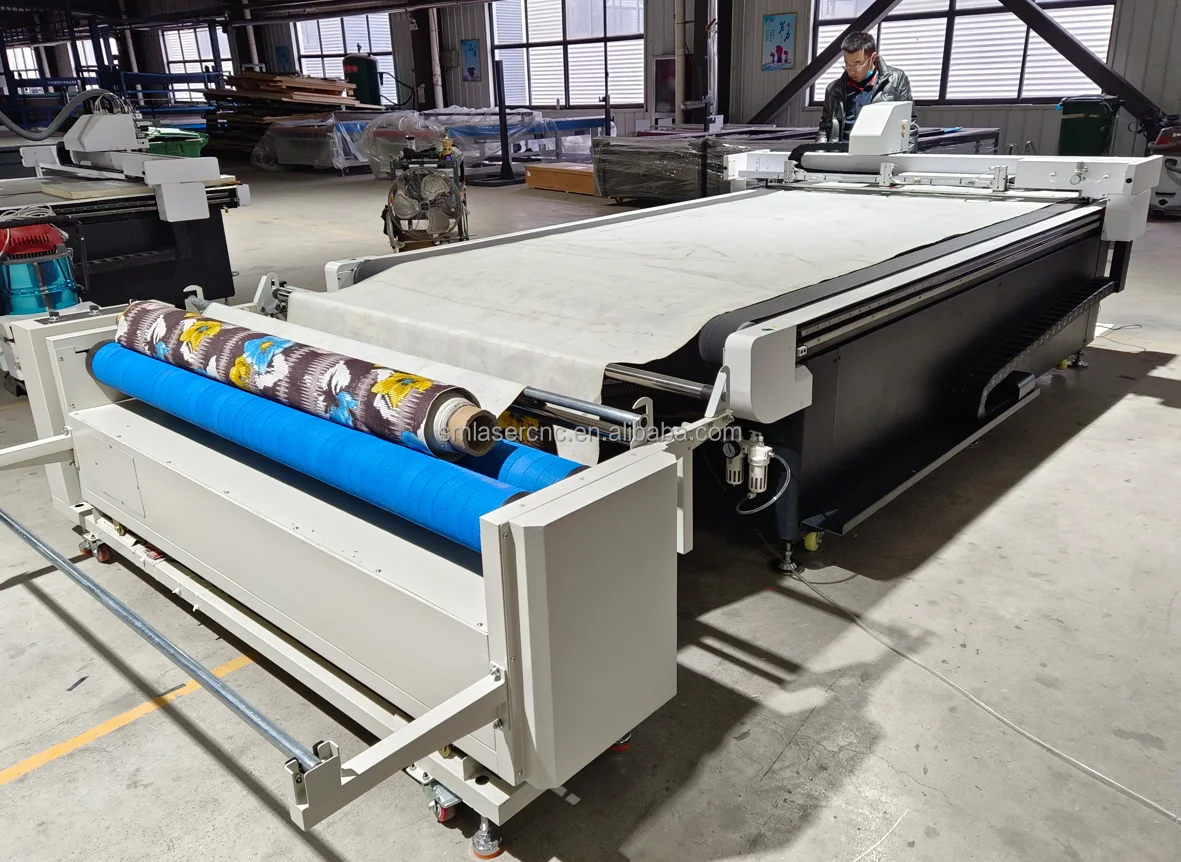 carbon fibers carpet chopped strand mat fabrics felt fabric fiberglass multiaxial nonwoven textile cutting machine