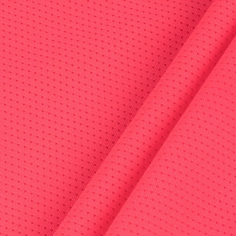 High Quality lightweight dri fit absorbent wicking mesh jacquard stretch fabric knit polyester spandex cycling clothing fabric