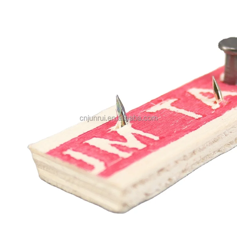 Free sample wooden and concrete smooth edge carpet accessory  wooden carpet clip nail tack strip