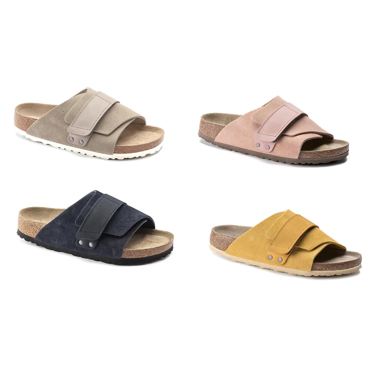 2024 New product brand design original quality Arch Support Cork Sole Flat Sandals