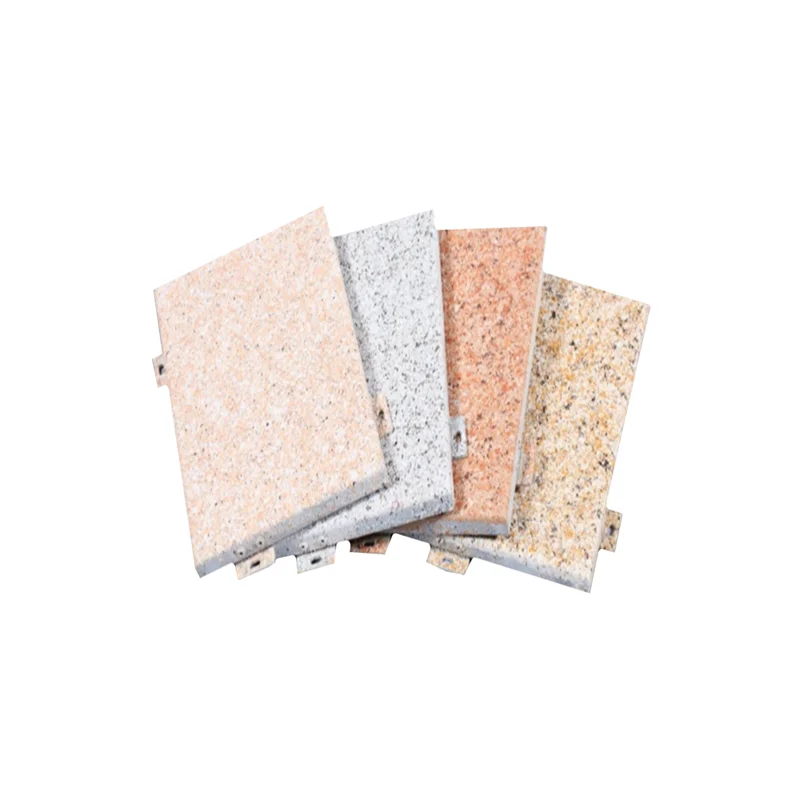 Wholesale Manufacturer price stone facade building material aluminum panel