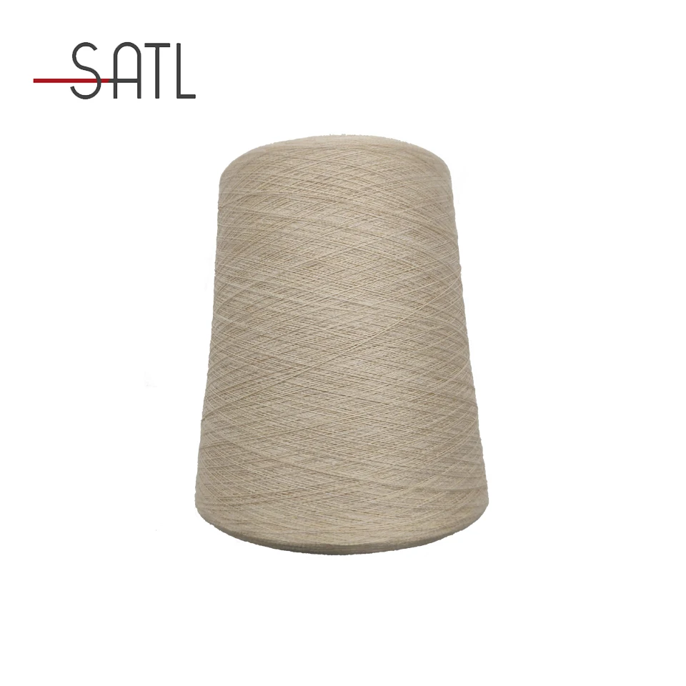 China Factory Hot Selling Light And Thin 35% Recycle Polyester 35%Viscose 30%Sorona Blended Bright Yarn 2/34nm